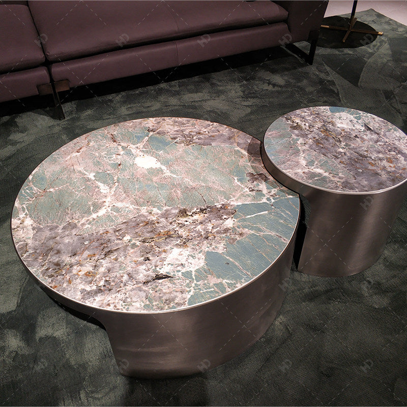 Double circle combination of tea table
