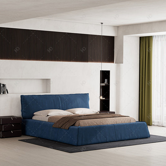 PARIS leather double bed
