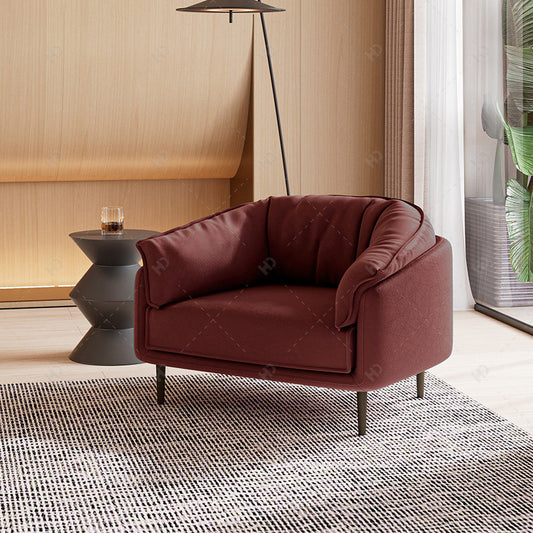 Surrounded by leather recliners