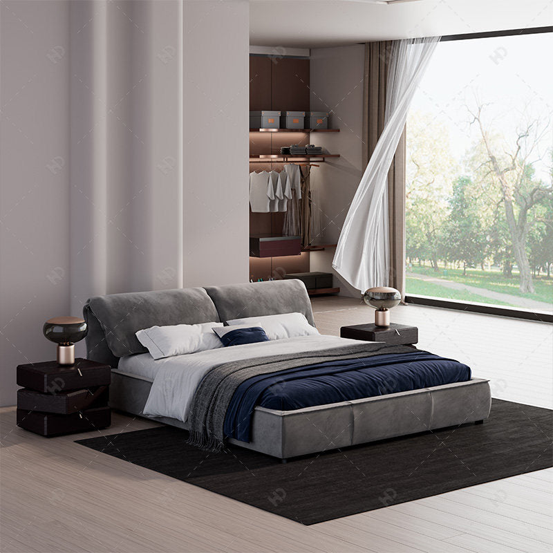 Ear fabric double bed