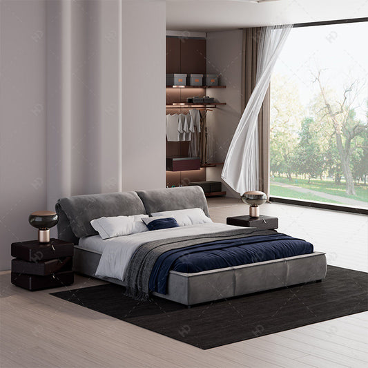 Ear fabric double bed