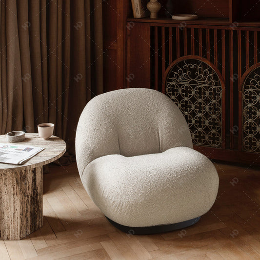 White fat recreational chair