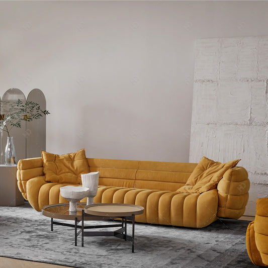 Boat leather sofa