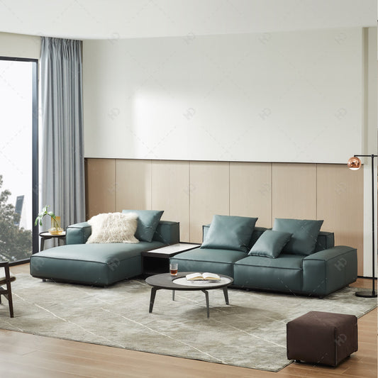 In the sofa